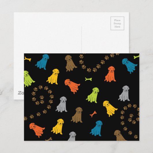 lab Dog Briefkaart (Voorkant / Achterkant)