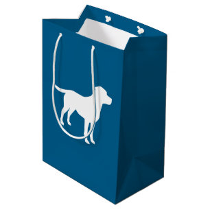 Lab Dog Puppy Baby shower Silhouet Medium Cadeauzakje