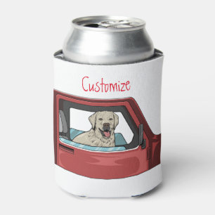 Lab Dog Riding Shotgun Thunder_Cove Blikjeskoeler