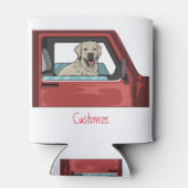 Lab Dog Riding Shotgun Thunder_Cove Blikjeskoeler (Achterkant)