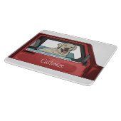 Lab Dog Riding Shotgun Thunder_Cove Snijplank (Hoek)