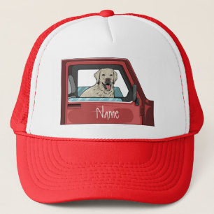Lab Dog Riding Shotgun Thunder_Cove Trucker Pet