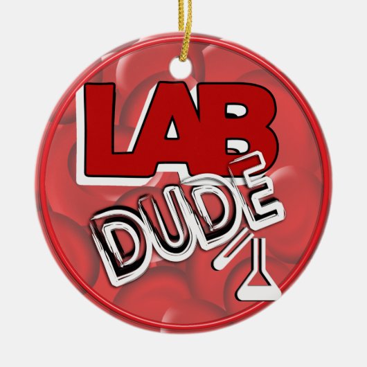 LAB DUDE - LABORATORIUM KERAMISCH ORNAMENT (Voorkant)