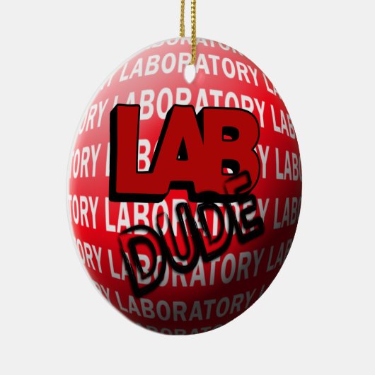 LAB DUDE SPHERE CHRISTMAS ORNAMENT (Rechts)