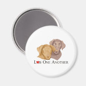 Lab Een Een Een Andere Labrador Shirten Magneet (Voorkant / Achterkant)