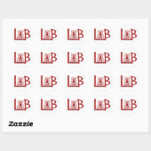 LAB FLASK LOGO MT - MEDISCHE TECHNOLOGISCH RONDE STICKER (Vel)
