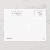 "Lab Gets Santa Hugs" Art Christmas Postcard Feestdagenkaart (Achterkant)