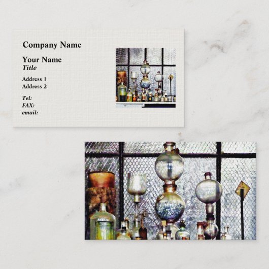 Lab Glassware Visitekaartje (Voorkant / Achterkant)