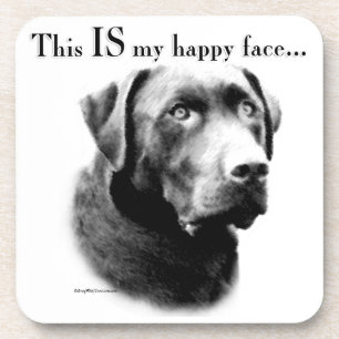 Lab Happy Face Bier Onderzetter