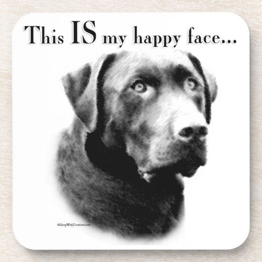 Lab Happy Face Bier Onderzetter (Voorkant)