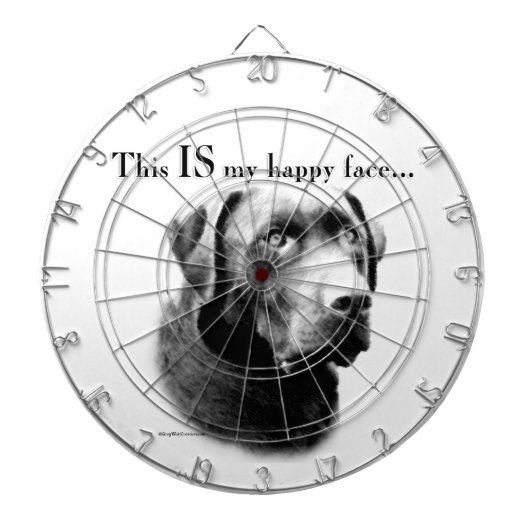 Lab Happy Face Dartbord (Voorkant)