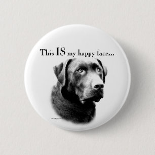 Lab Happy Face Ronde Button 5,7 Cm