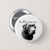 Lab Happy Face Ronde Button 5,7 Cm (Voorkant /achterkant)