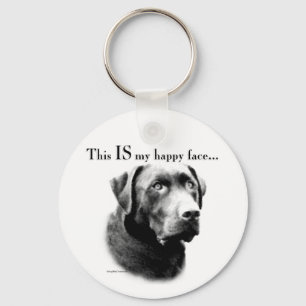 Lab Happy Face Sleutelhanger