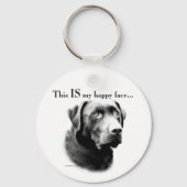 Lab Happy Face Sleutelhanger (Achterkant)