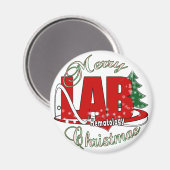 LAB HEMATOLOGY CHRISTMAS MAGNEET (Voorkant / Achterkant)