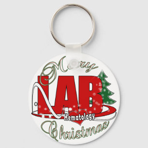 LAB HEMATOLOGY CHRISTMAS SLEUTELHANGER