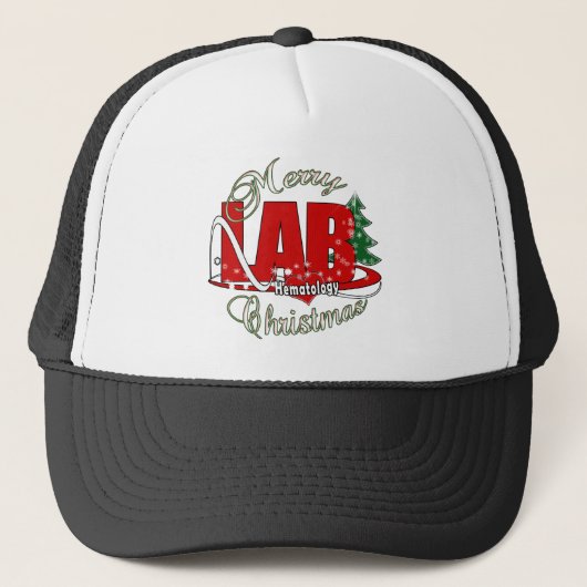 LAB HEMATOLOGY CHRISTMAS TRUCKER PET (Voorkant)