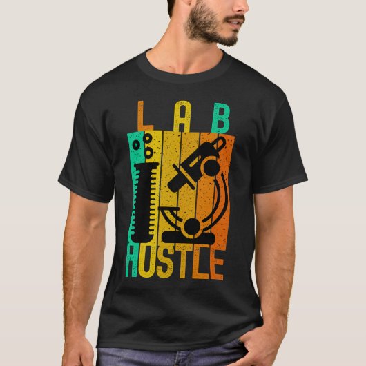 LAB HUSTLE - #LABLIFE T-Shirt (Voorkant)