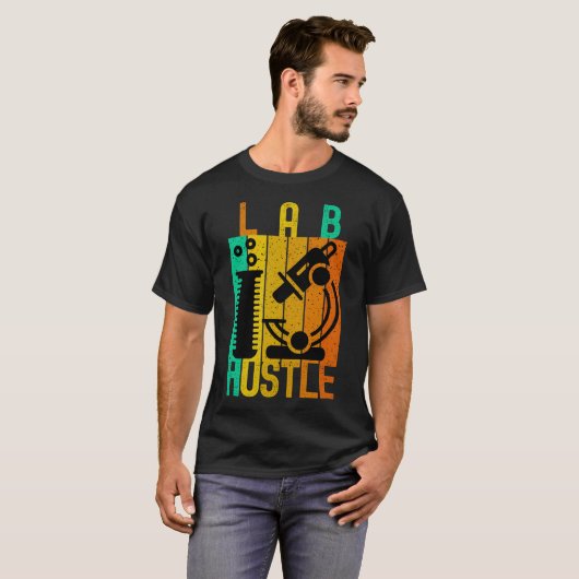 LAB HUSTLE - #LABLIFE T-Shirt (Voorkant volledig)