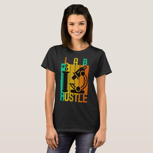 LAB HUSTLE - #LABLIFE T-Shirt (Voorkant volledig)