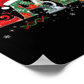 Lab Kerst Laboratoriumtechnicus Wetenschap Xmas S Poster (Hoek)