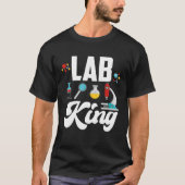 Lab King  Chemist Laboratory Worker T-shirt (Voorkant)