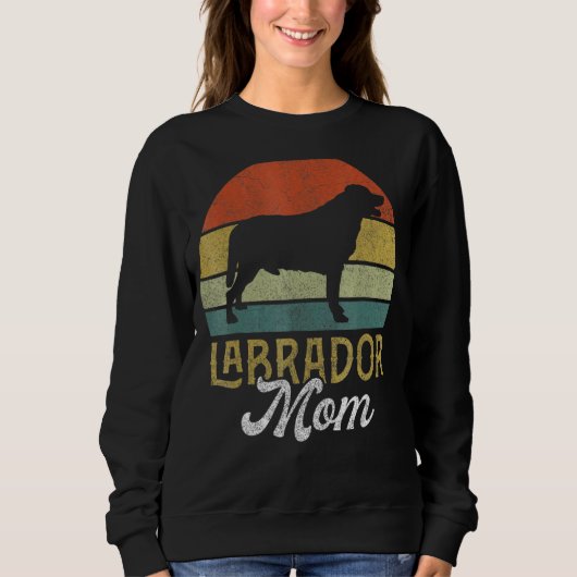 Lab Labrador Mama Best Lab Labrador Ma Ever Mothe Trui (Voorkant)