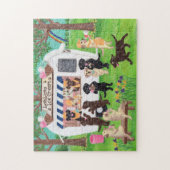 Lab Licent Ice Cream Labradors Legpuzzel (Verticaal)