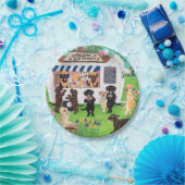 Lab Licent Ice Cream Labradors Papieren Bordje (Feest)