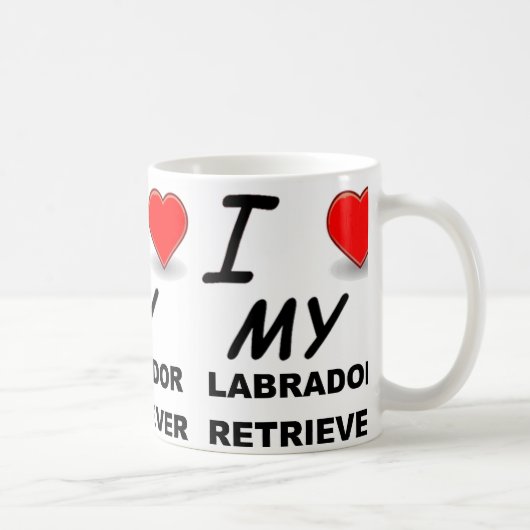 lab-liefde koffiemok (Rechts)