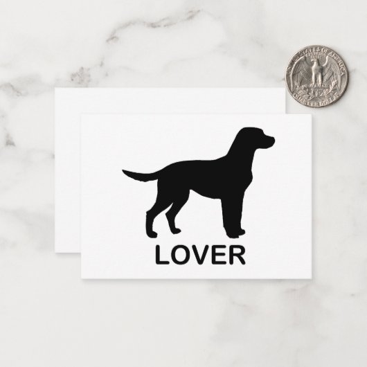 lab liefhebber notitiekaartje (Voorkant / Achterkant in situ)