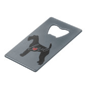 Lab Love Creditkaart Flessenopener (Achterkant Gekanteld)