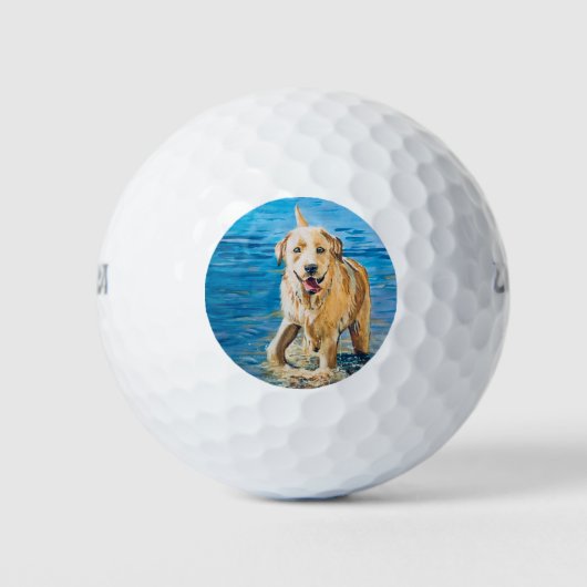 Lab Love Golf Balls Golfballen (Voorkant)
