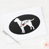 Lab Love Ovale Sticker (Envelop)