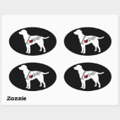 Lab Love Ovale Sticker (Vel)