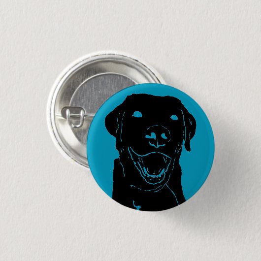 Lab Love Ronde Button 3,2 Cm (Voorkant /achterkant)