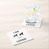 Lab Lover alle kleuren silhouettes Kartonnen Onderzetters (Insitu)