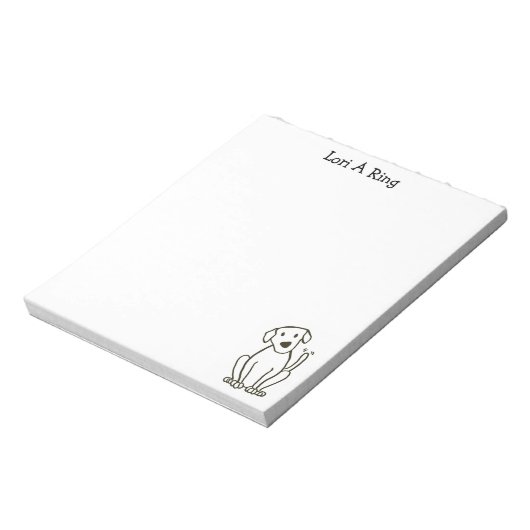 Lab Lover - Gepersonaliseerd Notitieblok (Linkerzijde)