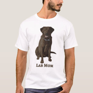 Lab Ma Chocolate Brown Labrador Retriever Dog Lov T-shirt
