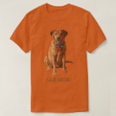 Lab Ma Fo Red Labrador Retriever Hondenliefhebber T-shirt (Design voorkant)