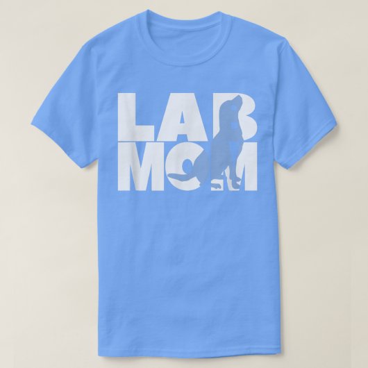 Lab Mam Labrador voor Dogowner voor vrouwen T-shirt (Design voorkant)