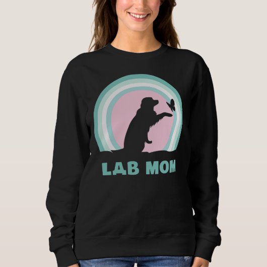 Lab Mam voor Labrador Trui (Voorkant)