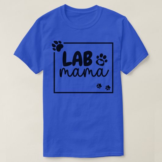Lab Mama Paw 6 T-shirt (Design voorkant)