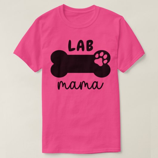 Lab Mama Paw 9 T-shirt (Design voorkant)