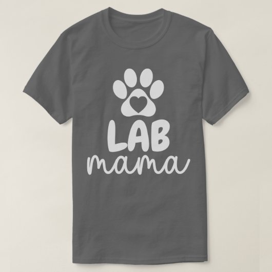 Lab Mama Paw T-shirt (Design voorkant)