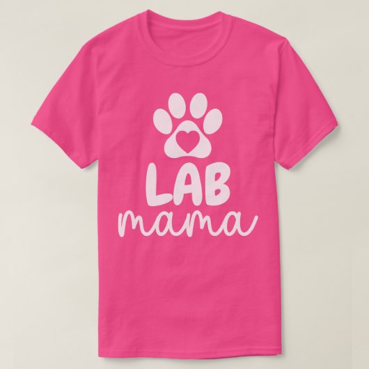 Lab Mama Paw T-shirt (Design voorkant)