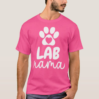 Lab Mama Paw T-shirt