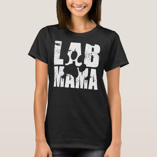Lab mama t-shirt (Voorkant)