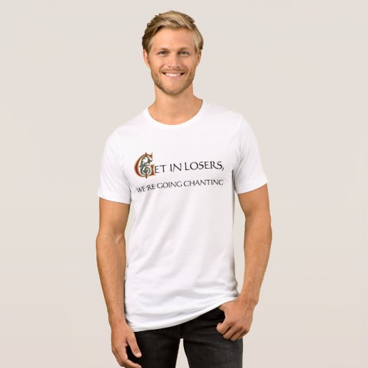 LAB-Mannen Tri-Blend Shirt (Voorkant volledig)